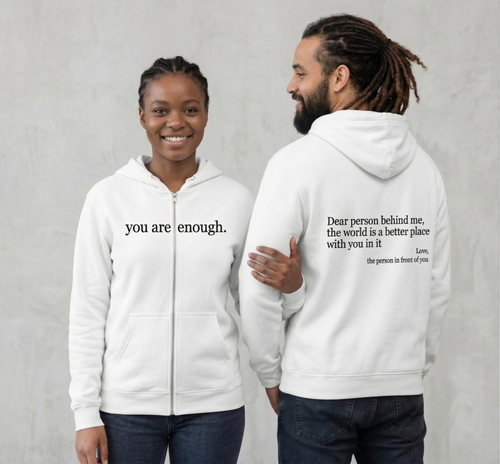 The Original "Dear Person Behind Me" Zip Up